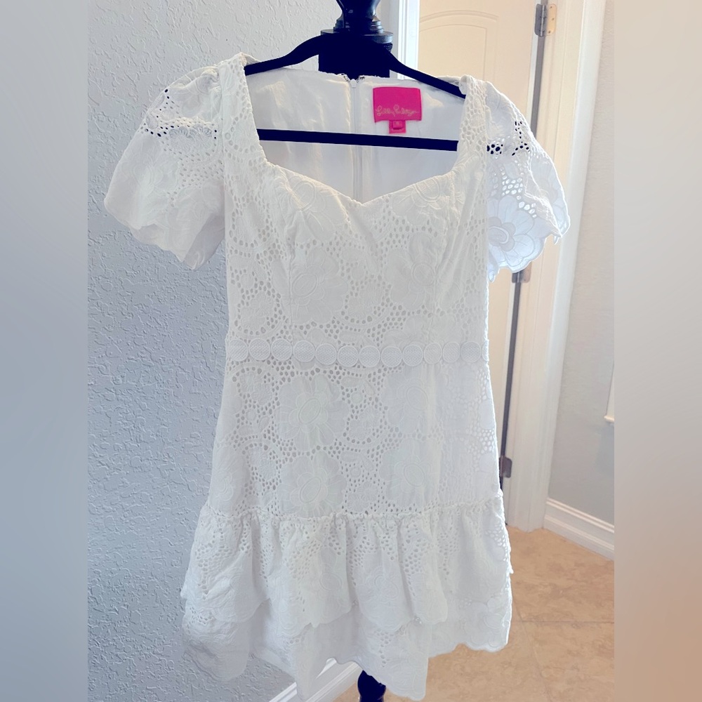 Lilly Pulitzer Pink and White Tag